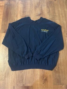 Vintage Goodyear #1 In Racing Windbreaker Crewneck Jacket Size XL